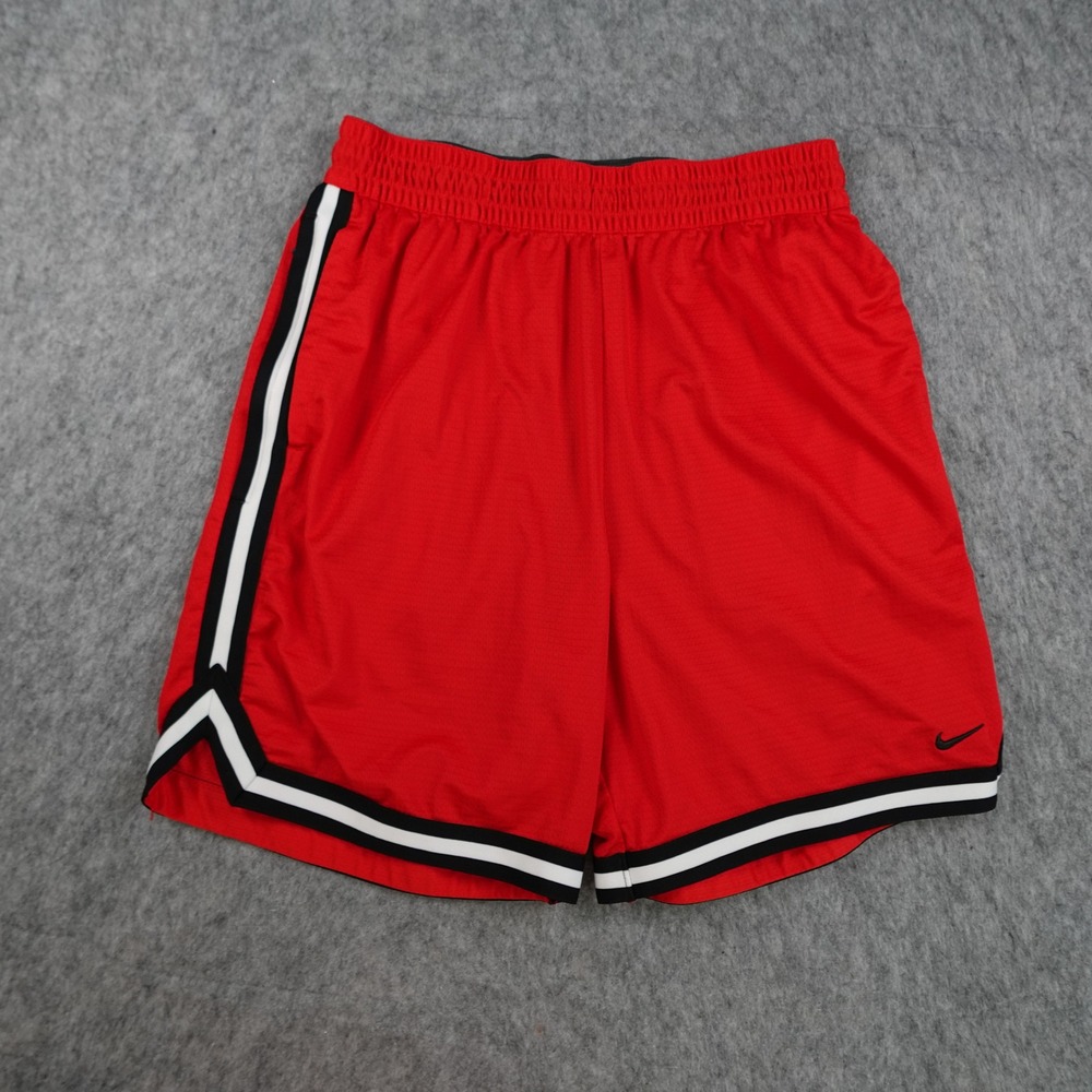 Nike Shorts Men Large Red DNA Basketball Dri Fit Mesh Athletic FN2651 Workout